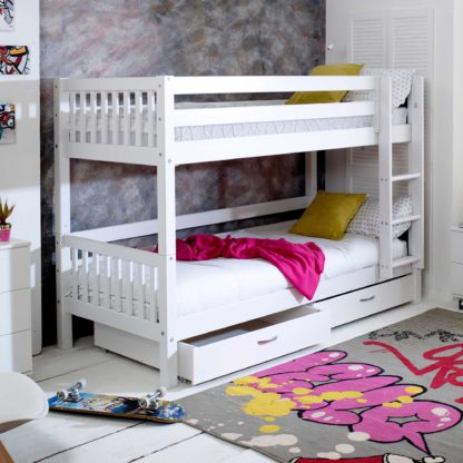 1114b8f3a605bc901d97ede2c5a860c53a3664aeaa37e632988a72f75b5b6b7e.jpg An Image of Ferdie Childrens Bunkbed with under bed Drawers