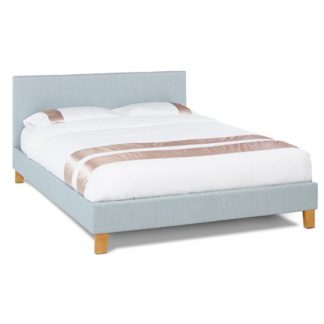 An Image of Sophia Ice Fabric Upholstered Small Double Bed