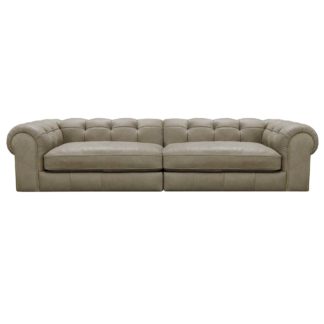 An Image of Blair Leather Split Frame 4 Seater Sofa