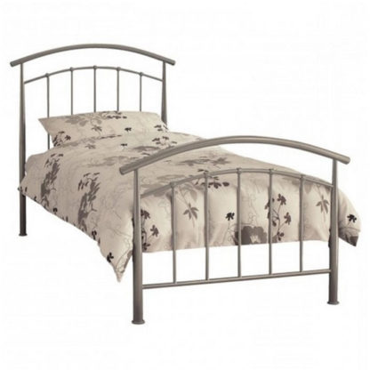 1b964762c08f026d7cbeef0101de7fb58396ca8e729f39ca1758c7baf3795631.jpg An Image of Mercury Metal Single Bed In Pearl Silver