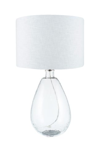 An Image of Benson Table Lamp - Tall Clear Glass