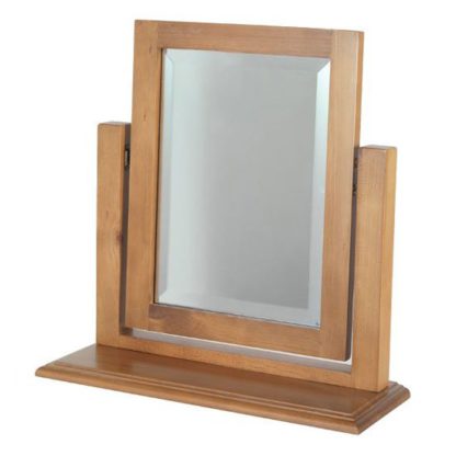 2433f1e5c83a627468ecc605857286da2484d131921144311a4550fbc2712f5b.jpg An Image of Herndon Dressing Table Mirror In Lacquered Frame