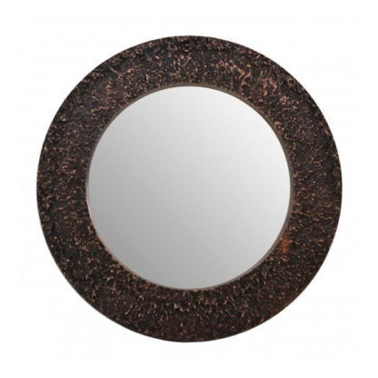 2ddf5d59cd3a988f42177d298c57601aaf927788e48435922b61dd6f78200dc4.jpg An Image of Almory Wall Bedroom Mirror In Copper Frame