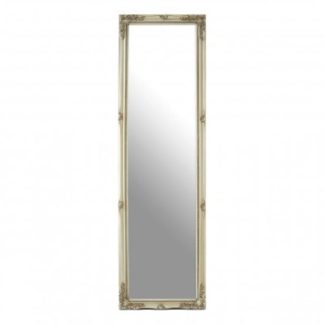 An Image of Zelman Wall Bedroom Mirror In Champagne Frame