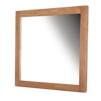An Image of Hampshire Wall Bedroom Mirror In Oak Frame