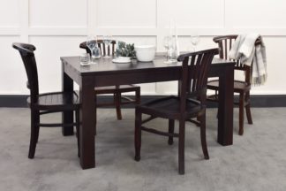 An Image of Lifestyle Dining Table & Langley Chairs Bundle