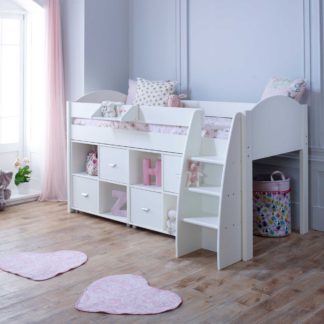 An Image of Eli F Childrens Midsleeper Bed with Storage