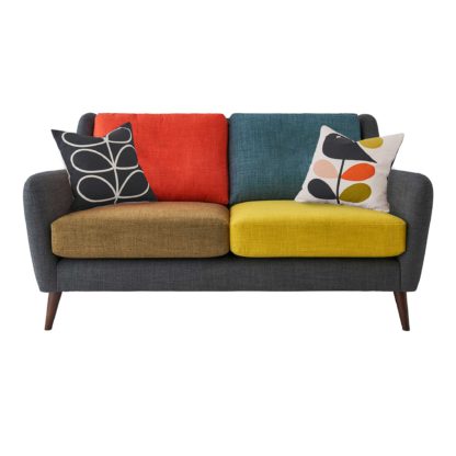 An Image of Orla Kiely Fern Small Sofa, Liffey Multi