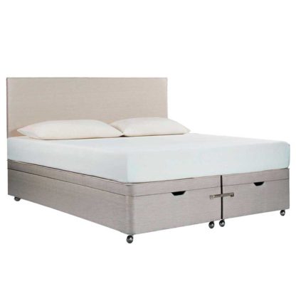 An Image of Tempur Ardennes Ottoman Bed Base, Steel