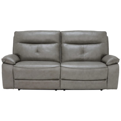 An Image of Aria 3 Seater Electric Recliner Sofa, Leather