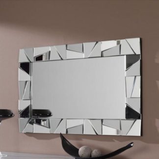 An Image of Sartino Designer Rectangular Wall Mirror