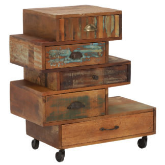 An Image of Little Tree Furniture Shimla 5 Drawer Multi Chest
