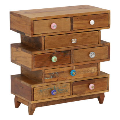 An Image of Little Tree Furniture Shimla 8 Drawer Multi Chest