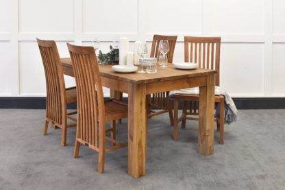 An Image of Lifestyle Dining Table & Madura Chairs Bundle