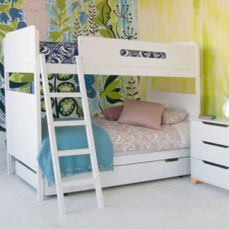 An Image of Clancy Childrens Bunk Bed With Trundle