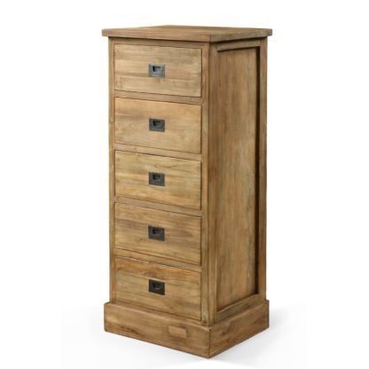 An Image of Lifestyle Tall Boy 5 Drawer Chest