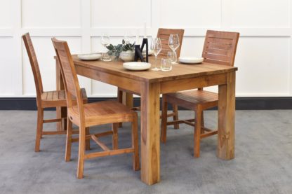An Image of Lifestyle Dining Table & Oasis Chairs Bundle