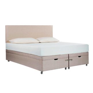 An Image of Tempur Ardennes Ottoman Bed Base, Biscuit