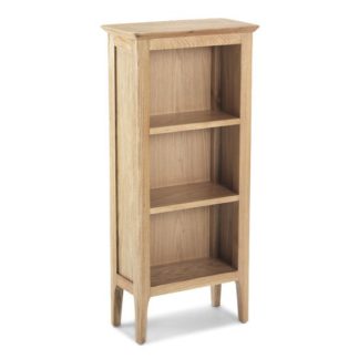 An Image of Wardle Wooden DVD Storage Stand In Crafted Solid Oak