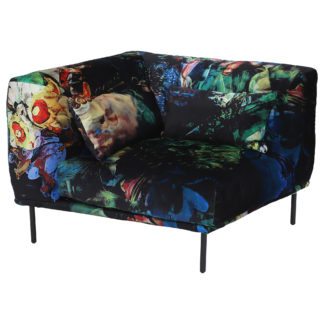 An Image of Timothy Oulton Sectional Studio Corner, Acid Jungle