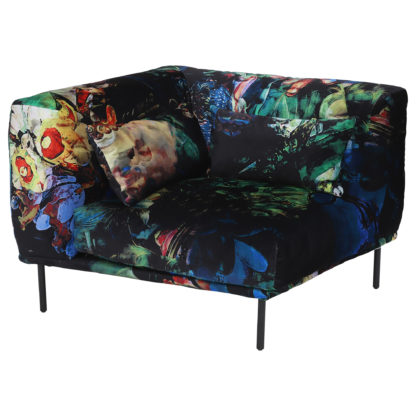 An Image of Timothy Oulton Sectional Studio Corner, Acid Jungle