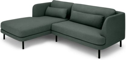 An Image of Herman Right Hand Facing Chaise End Corner Sofa, Manhattan Grey