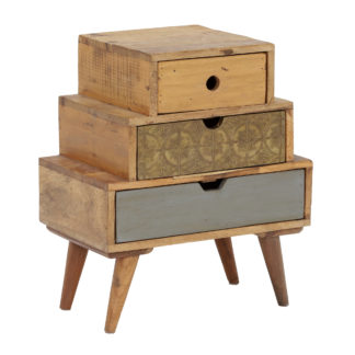 An Image of Little Tree Furniture Shimla 3 Drawer Multi Chest