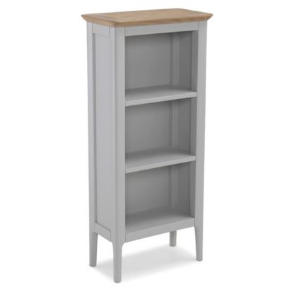 An Image of Hematic Wooden DVD Storage Stand In Solid Oak And Grey