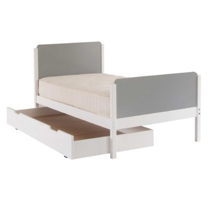 bad9f2788f8b0625f52956770b8c01fd98097bb88d0ba548774df3577c37624f.jpg An Image of Clancy Childrens Single Bed With Trundle