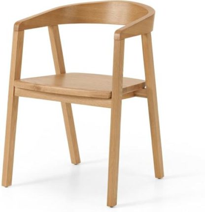 An Image of Robson Carver Dining Chair, Oak