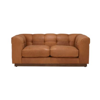 An Image of Whitman 2 Seater Leather Sofa