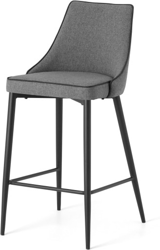 An Image of Julietta Barstool, Marl Grey