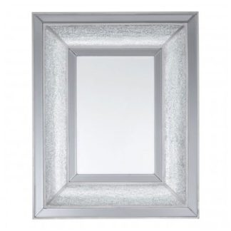 An Image of Wendy Wall Bedroom Mirror In Antique Silver Frame