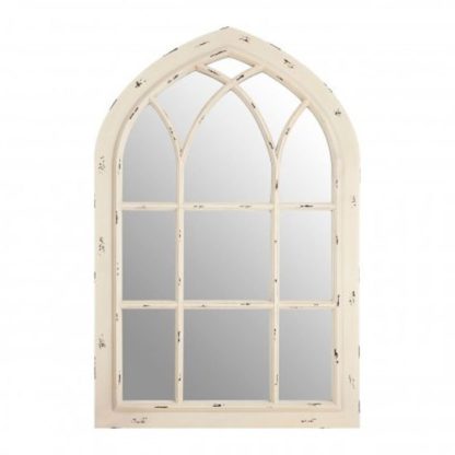 An Image of Sake Window Design Wall Bedroom Mirror In Chinese Oak Frame