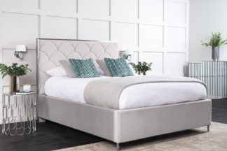 An Image of Pino Storage Bed - Silver