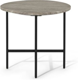 An Image of Tiziana Side Table, Caramel Marble