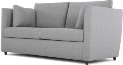 An Image of Milner Sofa Bed with Memory Foam Mattress, Granite Grey