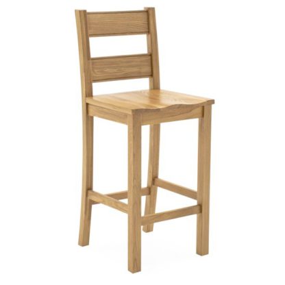 19efa4e2b58f03c980a4cc0879cc671ec9a73511c7bf7f6a458a44f721c46a3e.jpg An Image of Brex Wooden Bar Stool In Natural
