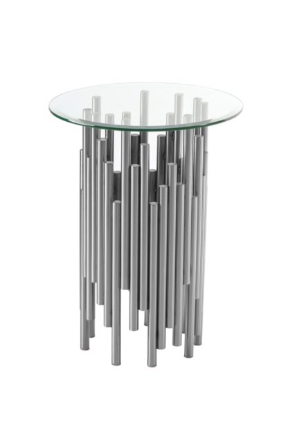 An Image of Rubell Silver Side Table