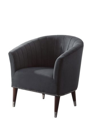 An Image of Bellini Armchair Storm Grey Velvet