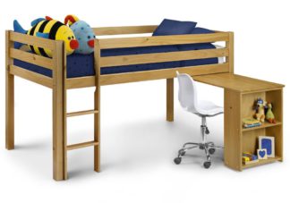 An Image of Wendy Solid Pine Wooden Mid Sleeper Frame Only - 3ft Single