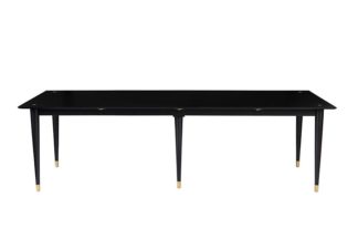 An Image of Como Black Extending Dining Table
