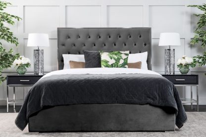 An Image of Lavinia Storage Bed Storm Grey
