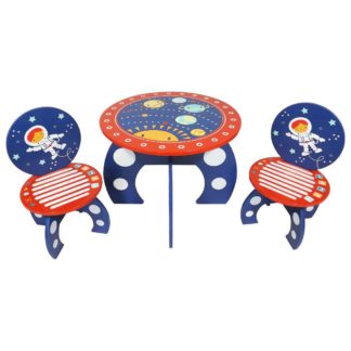 An Image of Space Explorer Children's Rocket Ship Table and 2 Chairs