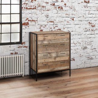An Image of Urban Rustic 4 Drawer Chest