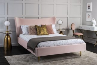 An Image of Tretton Deluxe Bed Pink