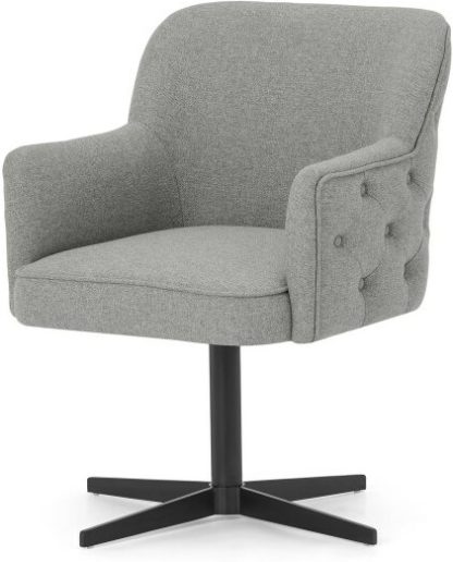 An Image of Upton Office Chair, Mountain Grey & Black