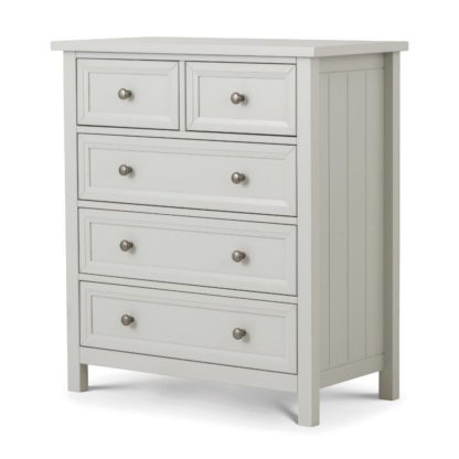 944fa874c892515f78a6877368bb571c9616037acb2fdcff2c9ee32bf57f3020.jpg An Image of Maine Dove Grey 3+2 Drawer Wooden Chest