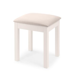 An Image of Maine White Dressing Table Stool