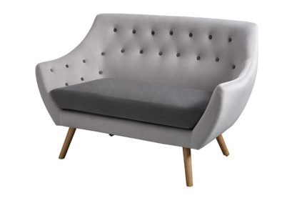An Image of Poet Sofa, Grey Two Tones